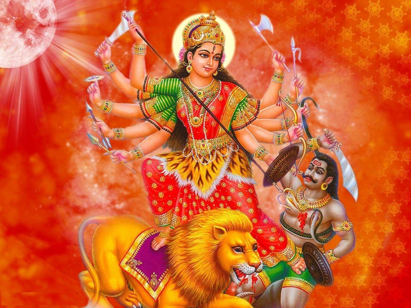 Navratri Durga Maa Wallpaper Download Nav Durga Wallpaper HD-